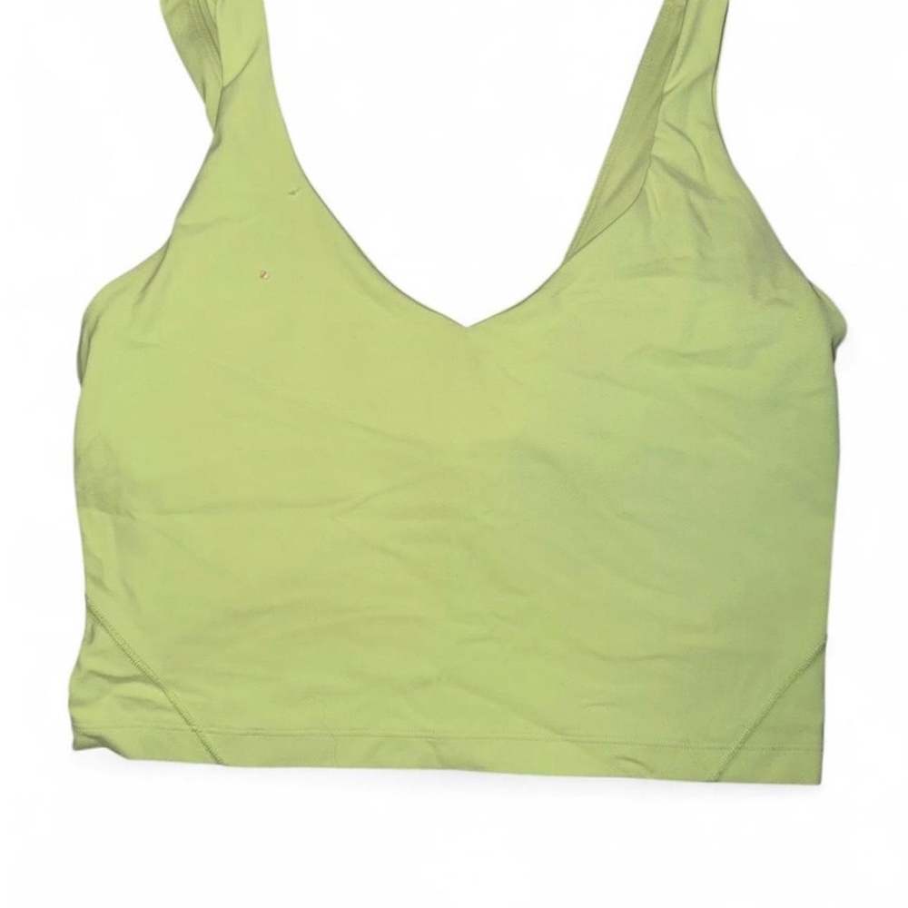 Lululemon Align Neon Green Crop Top